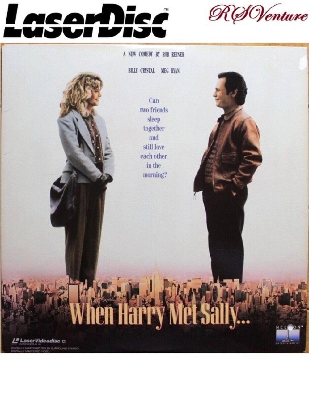 LaserDisc Film "WHEN HARRY MET SALLY".